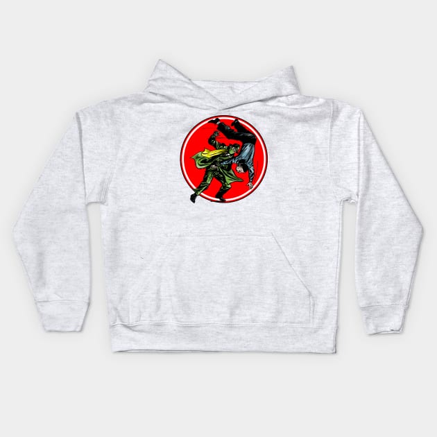 JUDO HORNET Kids Hoodie by VanceCapleyArt1972